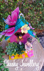 Fairy bird house inspired themescapes.
Mini centrepieces,