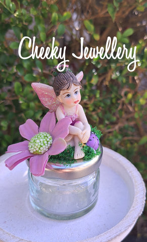 The cutest mini tooth fairy jar.