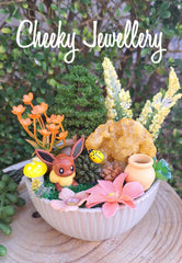Eevee pokemon inspired themescapes gardens with Crystal. Imagination play.
Pretend play, decor, and collectables.