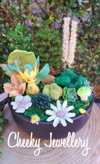 Leafeon pokemon inspired themescapes gardens, with Crystal. Imagination play. pokemon inspired themescapes